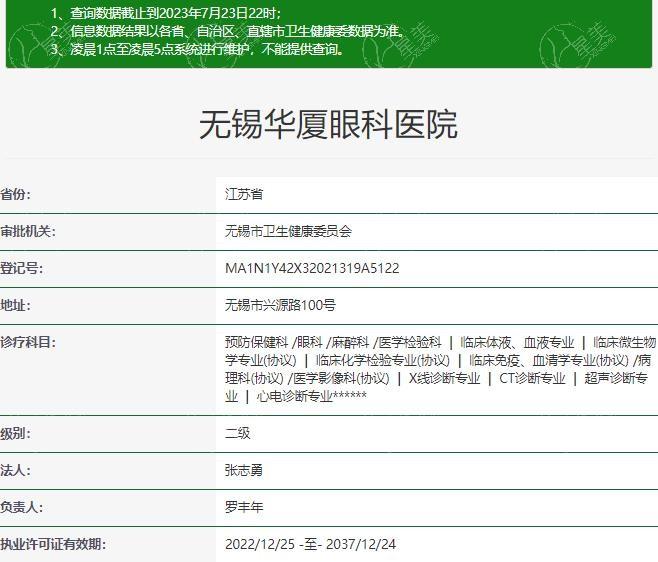 无锡华厦眼科医院是私人的吗?简介看是正规私立医院近视手术好价格不贵
